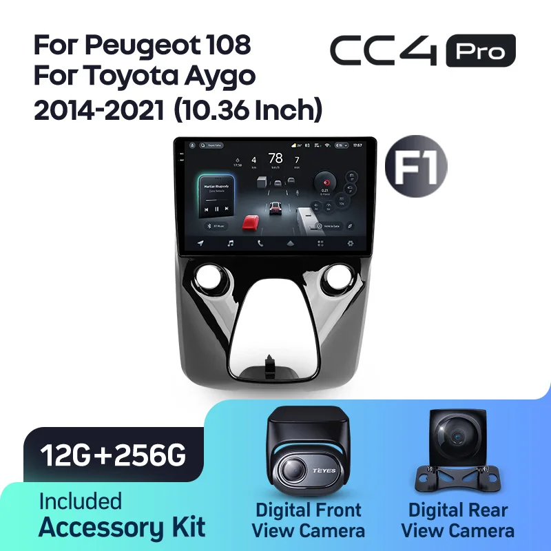 Peugeot 108 For Toyota Aygo B40 (2014-2021) - Image 10