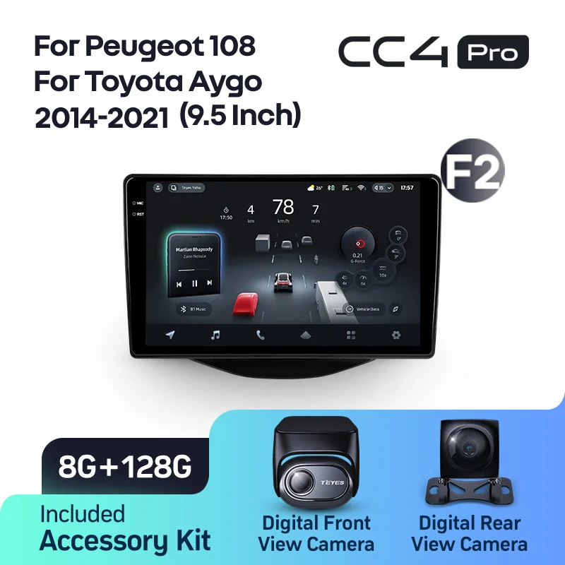 Peugeot 108 For Toyota Aygo B40 (2014-2021) - Image 11
