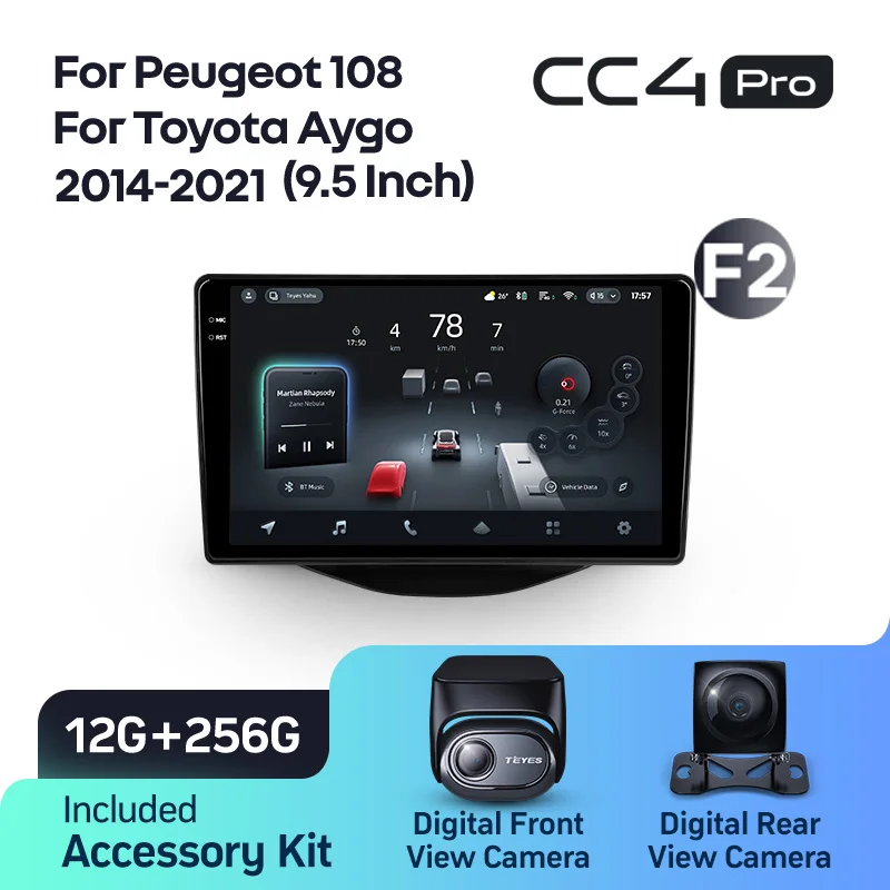 Peugeot 108 For Toyota Aygo B40 (2014-2021) - Image 7