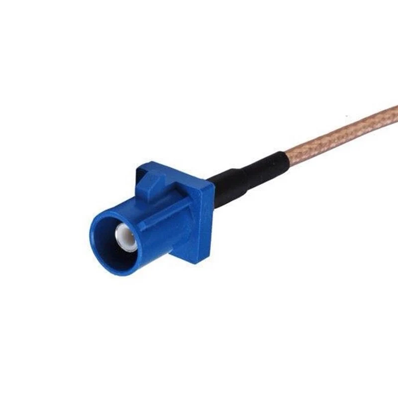 Fakra Blue C Type Male Plug (RG316) to SMA Male GPS Antenna Adapter - Image 3