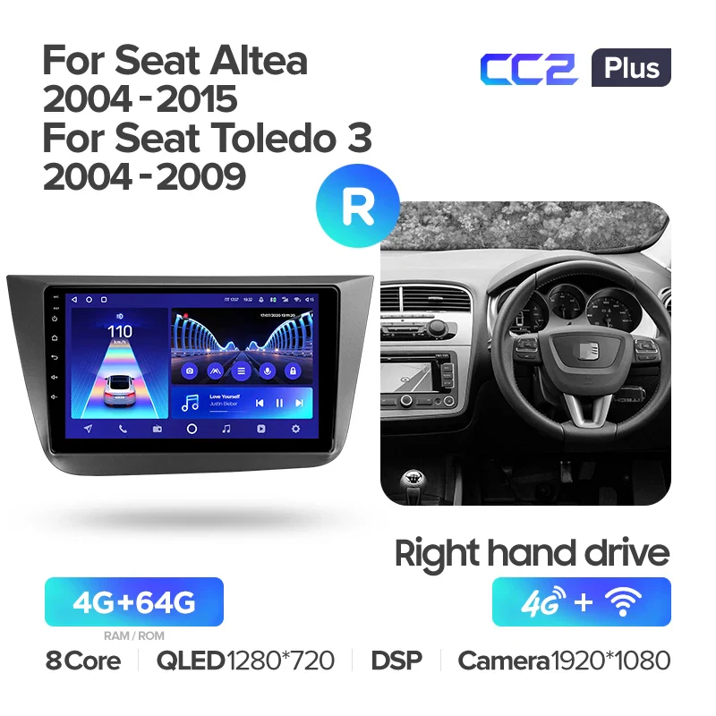 Seat Altea 5P (2004-2015) / Toledo 5P 3 (2004-2009) LHD RHD - Image 10