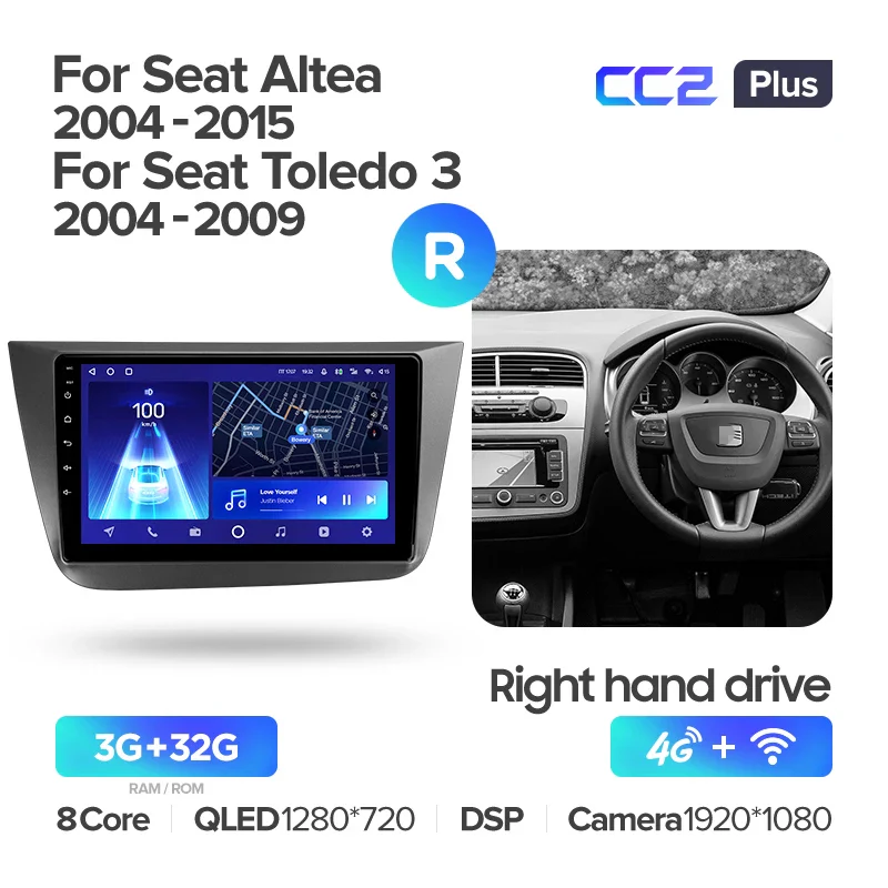 Seat Altea 5P (2004-2015) / Toledo 5P 3 (2004-2009) LHD RHD - Image 11