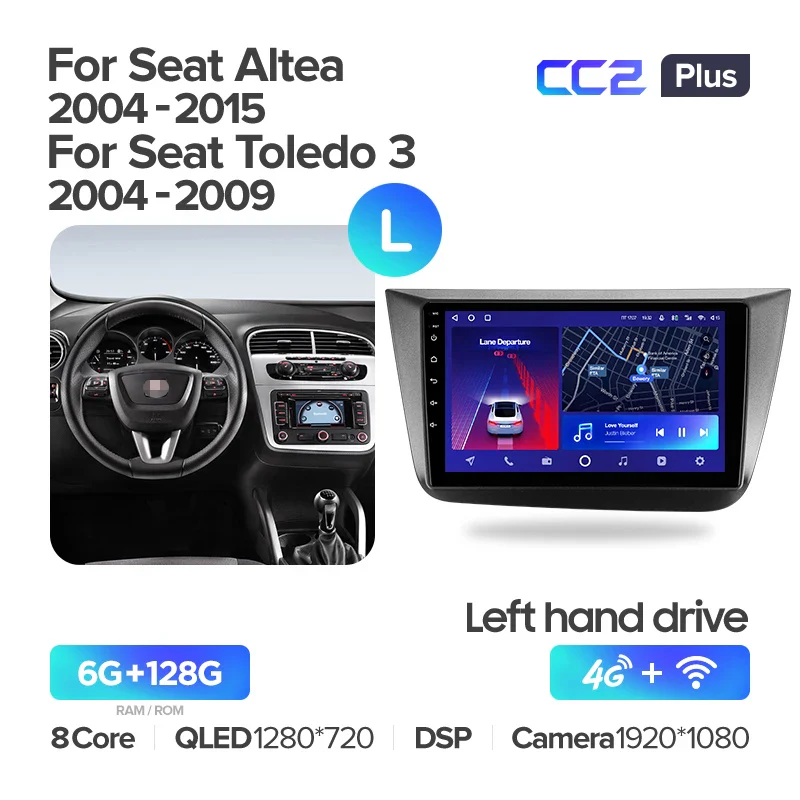 Seat Altea 5P (2004-2015) / Toledo 5P 3 (2004-2009) LHD RHD - Image 12