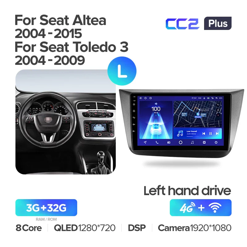 Seat Altea 5P (2004-2015) / Toledo 5P 3 (2004-2009) LHD RHD - Image 8