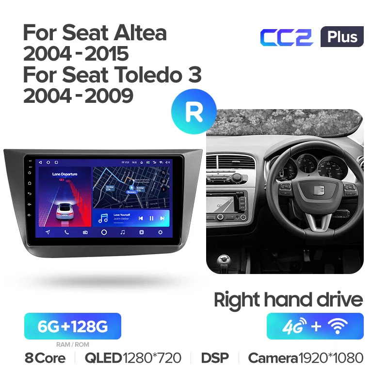 Seat Altea 5P (2004-2015) / Toledo 5P 3 (2004-2009) LHD RHD - Image 9