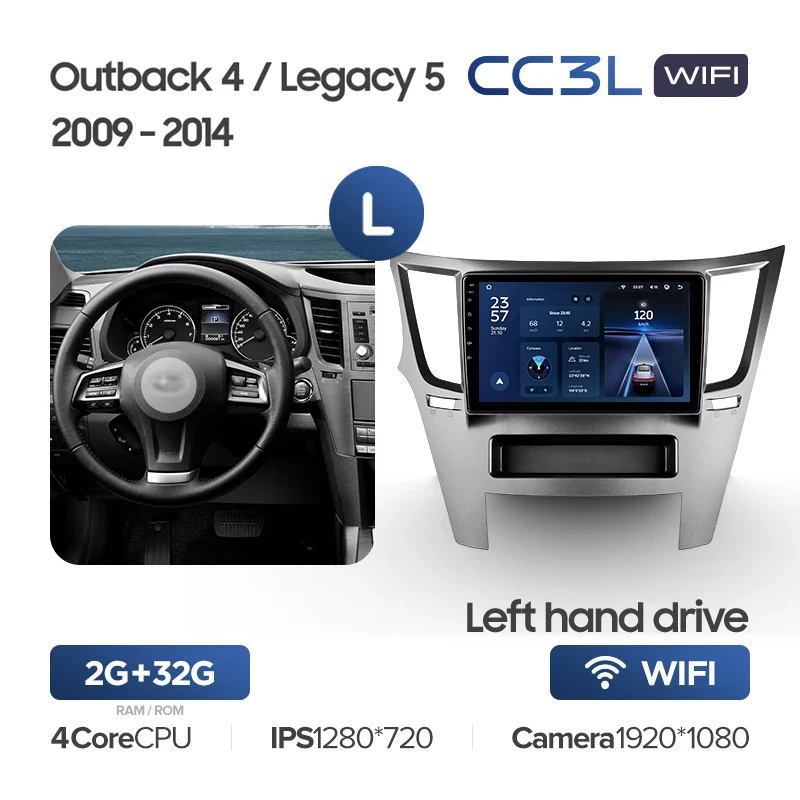 Subaru Outback 4 BR Legacy 5 (2009-2014) Left hand drive - Image 8