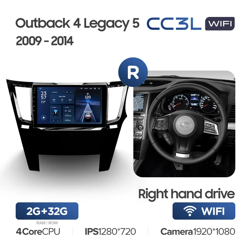 Subaru Outback 4 BR Legacy 5 (2009-2014) Right hand drive - Image 7