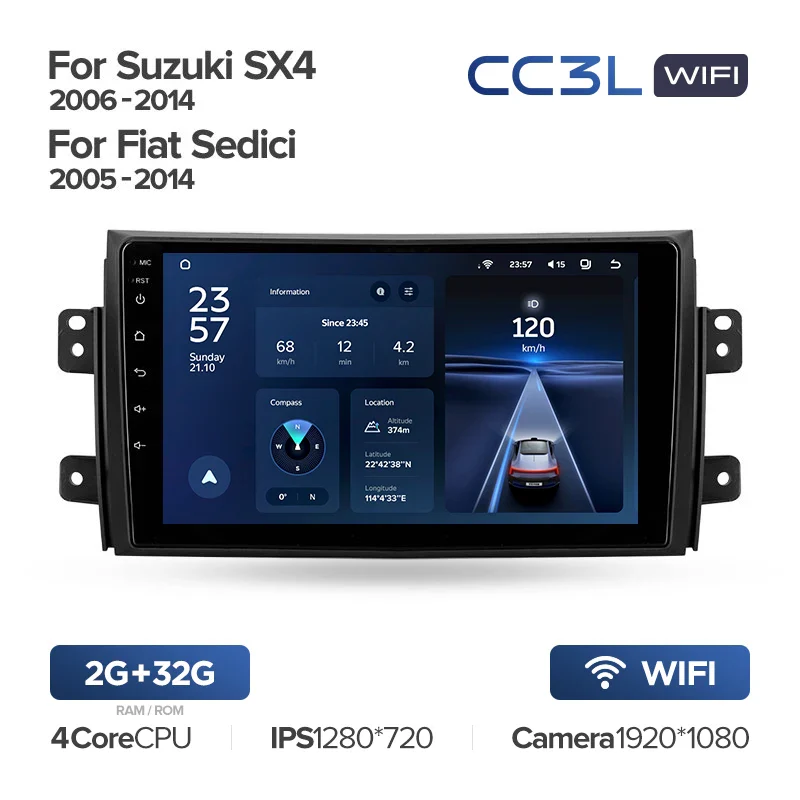 Suzuki SX4 1 (2006-2014) / Fiat Sedici (2005-2014) - Image 4