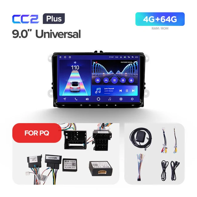 9" Universal CC2 PLUS for Volkswagen & Skoda - Image 5
