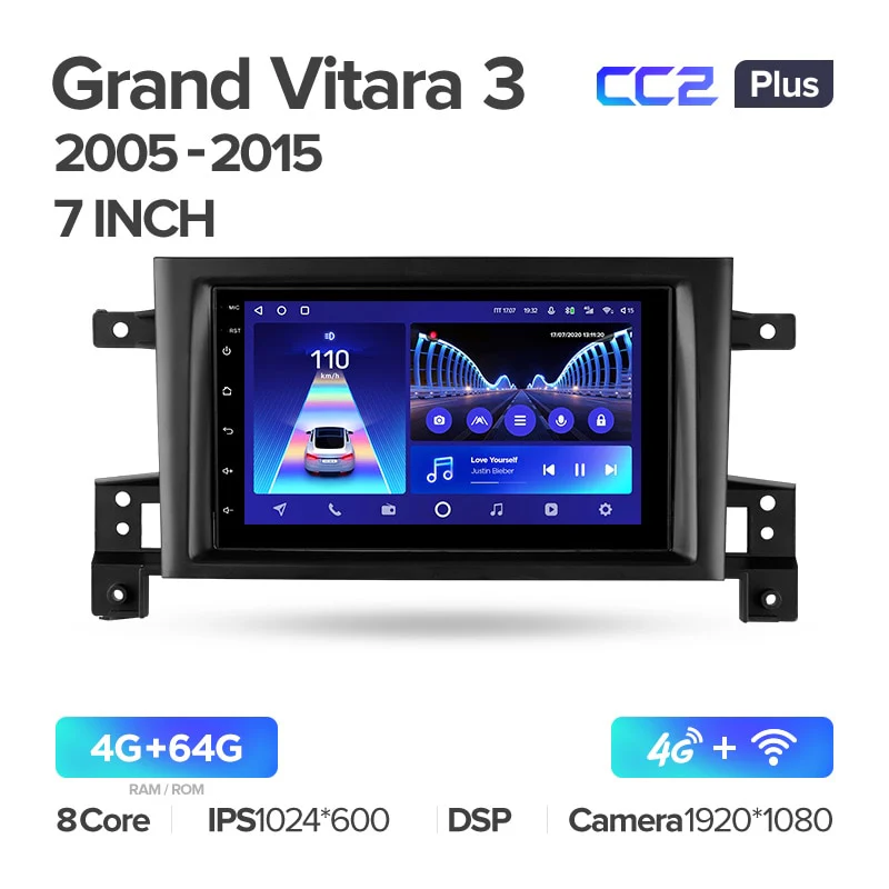 Suzuki Grand Vitara 3 (2005-2015) 7" Screen - Image 8
