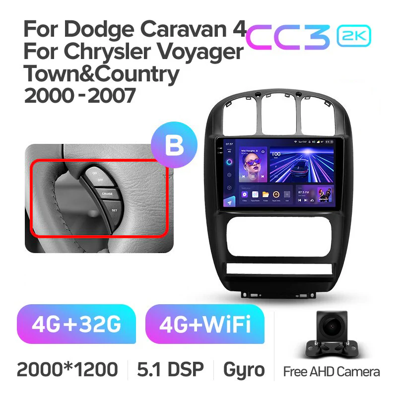 Dodge Caravan 4 / Chrysler Voyager RG RS Town & Country RS (2000-2007) - Image 11