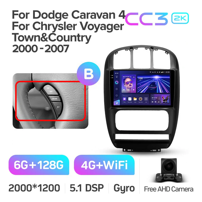 Dodge Caravan 4 / Chrysler Voyager RG RS Town & Country RS (2000-2007) - Image 13
