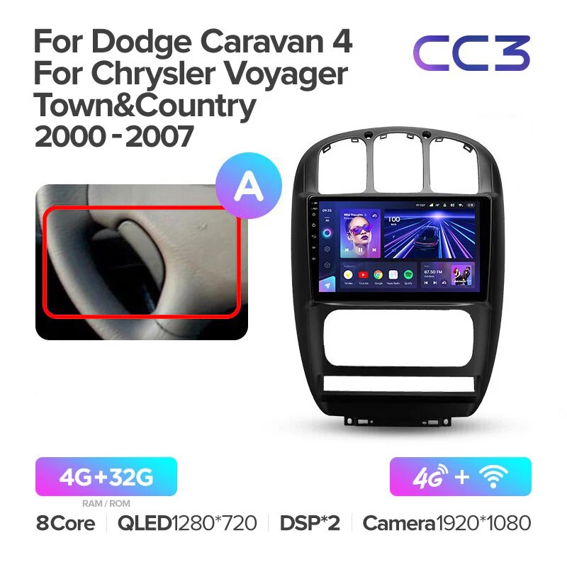 Dodge Caravan 4 / Chrysler Voyager RG RS Town & Country RS (2000-2007) - Image 4