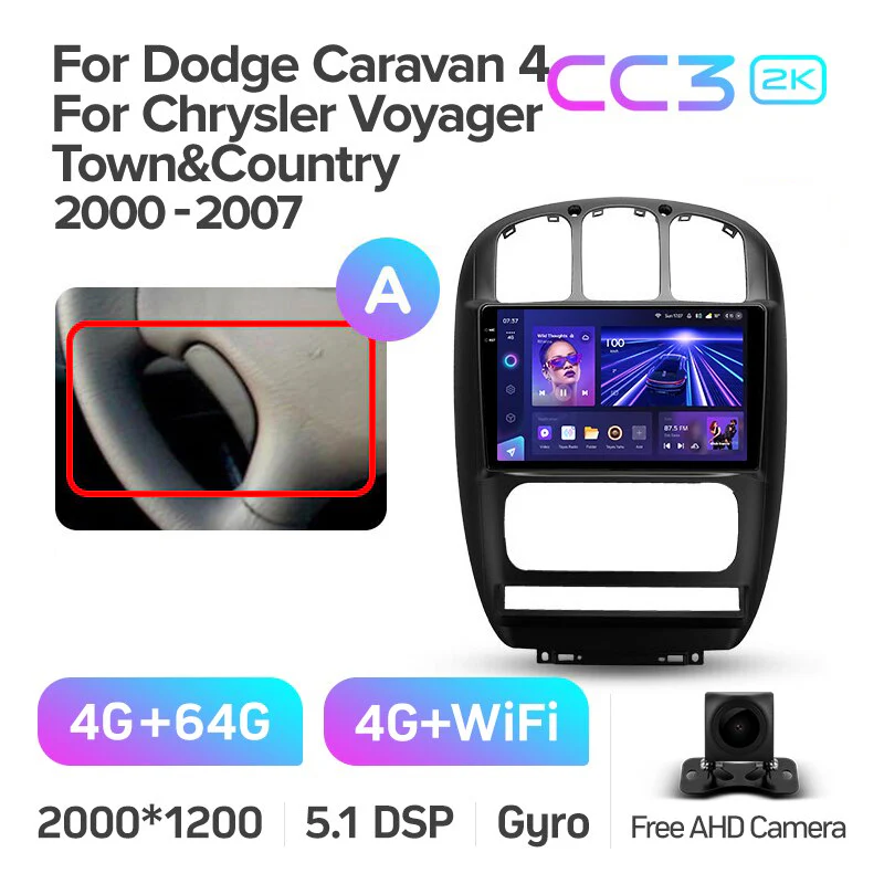 Dodge Caravan 4 / Chrysler Voyager RG RS Town & Country RS (2000-2007) - Image 7