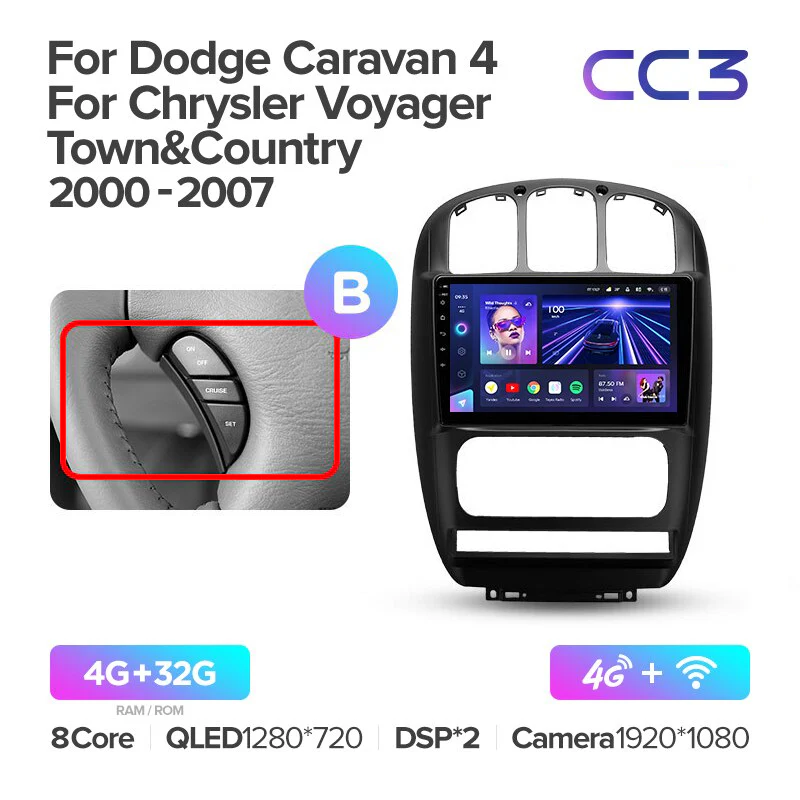 Dodge Caravan 4 / Chrysler Voyager RG RS Town & Country RS (2000-2007) - Image 9