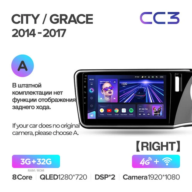 Honda City Grace 1 (2014-2017) Right hand driver - Image 3