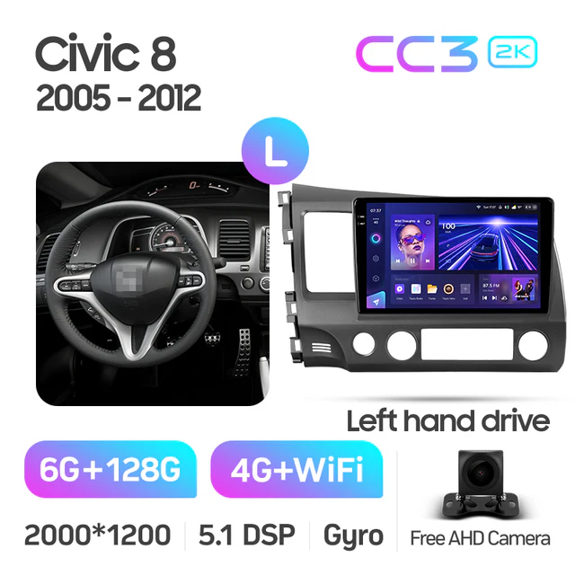 Honda Civic 8 FK FN FD (2005-2012) Left Hand Drive - Image 9