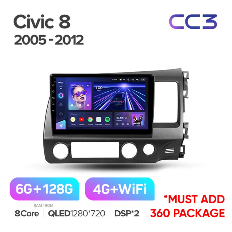 Honda Civic 8 FK FN FD (2005-2012) Right Hand Drive - Image 5