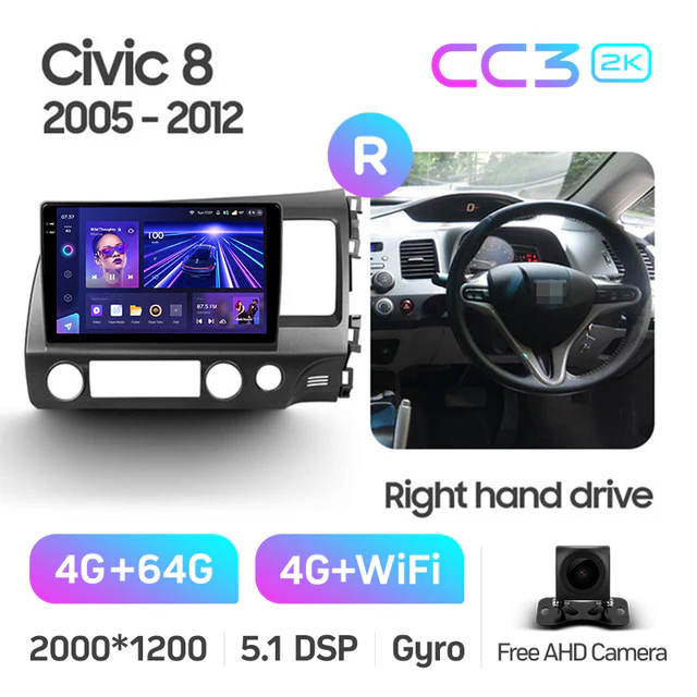 Honda Civic 8 FK FN FD (2005-2012) Right Hand Drive - Image 7