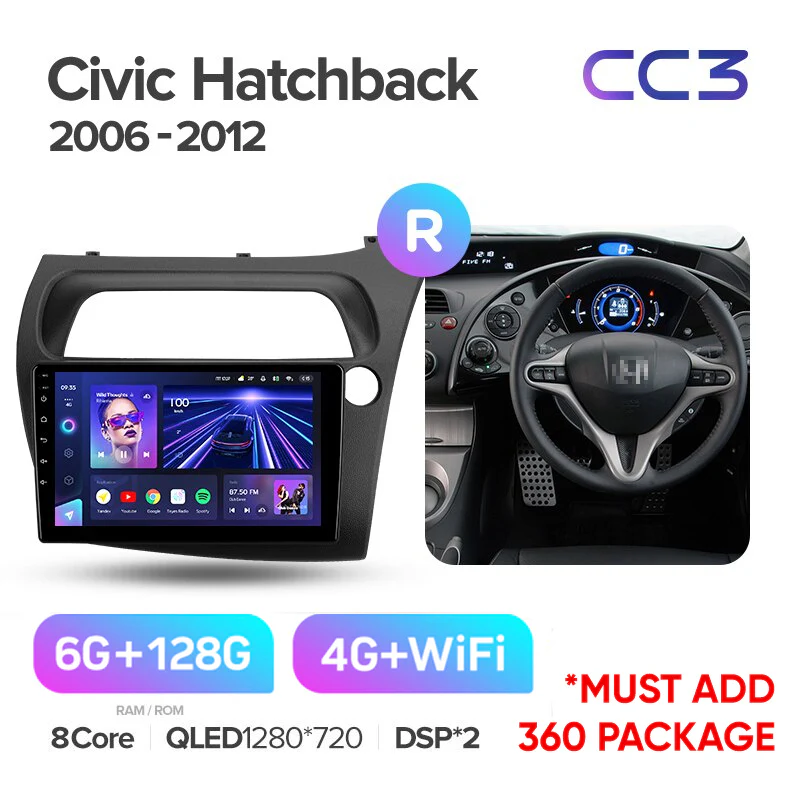 Honda Civic Hatchback (2006-2012) Right Hand Drive - Image 5