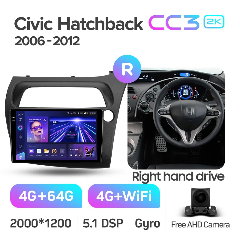Honda Civic Hatchback (2006-2012) Right Hand Drive - Image 7
