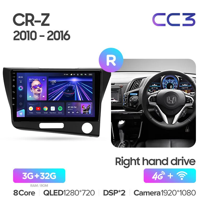 Honda CR-Z 1 CRZ (2010-2016) RHD & LHD - Image 4