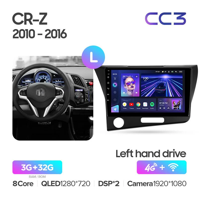 Honda CR-Z 1 CRZ (2010-2016) RHD & LHD - Image 9