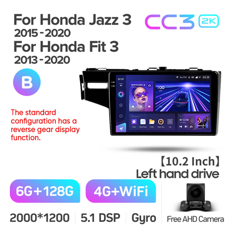 Honda Jazz 3 (2015-2020) / Fit 3 GP GK (2013-2020) 10" Left Hand - Image 11