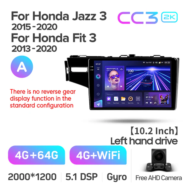 Honda Jazz 3 (2015-2020) / Fit 3 GP GK (2013-2020) 10" Left Hand - Image 6