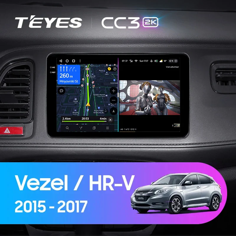 Honda Vezel HR - V HRV HR V (2015-2017)