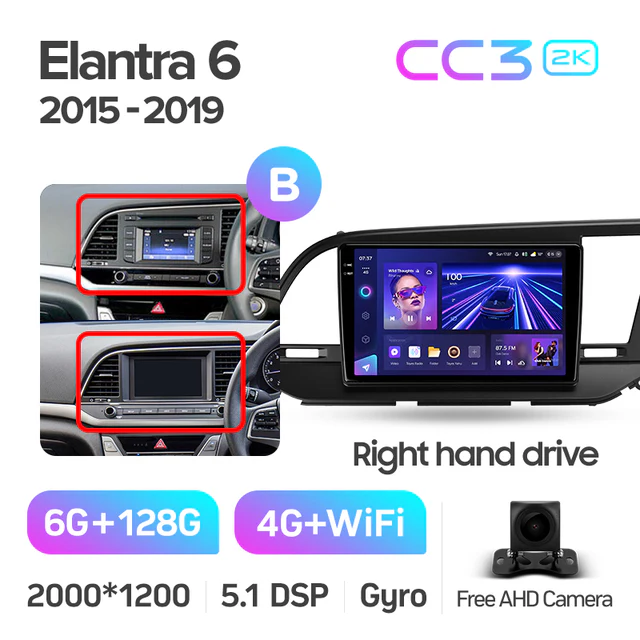 Hyundai Elantra 6 (2015-2019) Right hand drive - Image 13