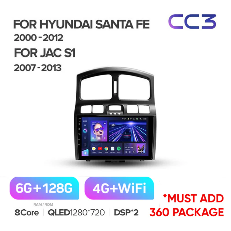 Hyundai Santa Fe SM (2000-2012) / JAC S1 (Rein) 1 (2007-2013) - Image 5