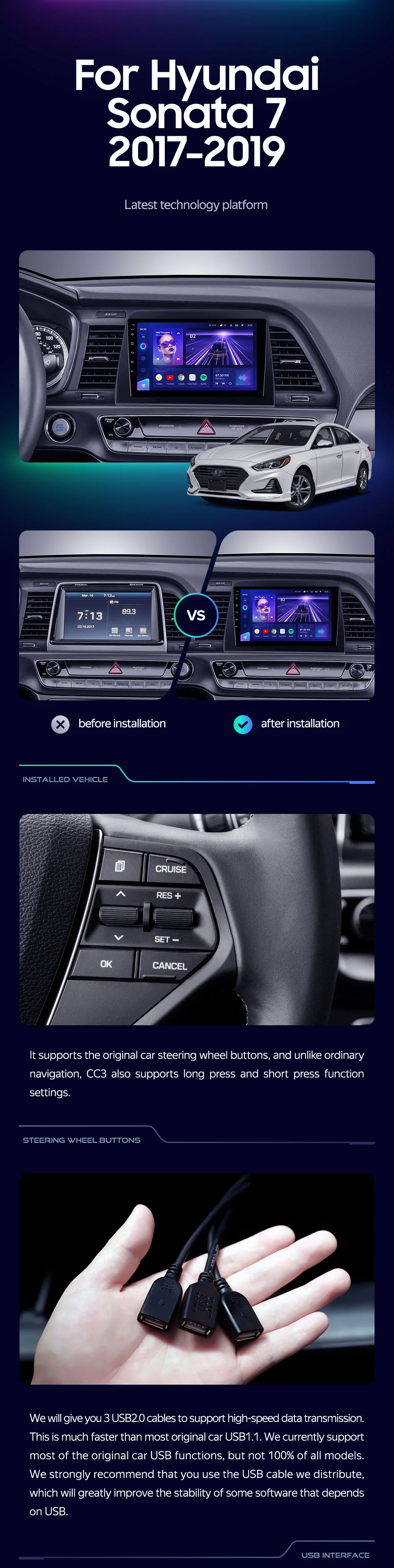 Hyundai Sonata 7 LF (2017-2019) - Image 3