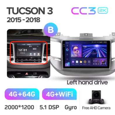 Hyundai Tucson 3 (2015-2018) Left Hand Drive - Image 12