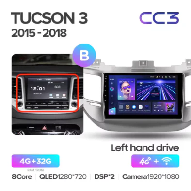 Hyundai Tucson 3 (2015-2018) Left Hand Drive - Image 9