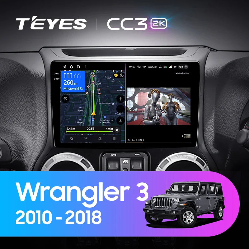 Jeep Wrangler 3 JK (2010-2018) Left Hand Drive