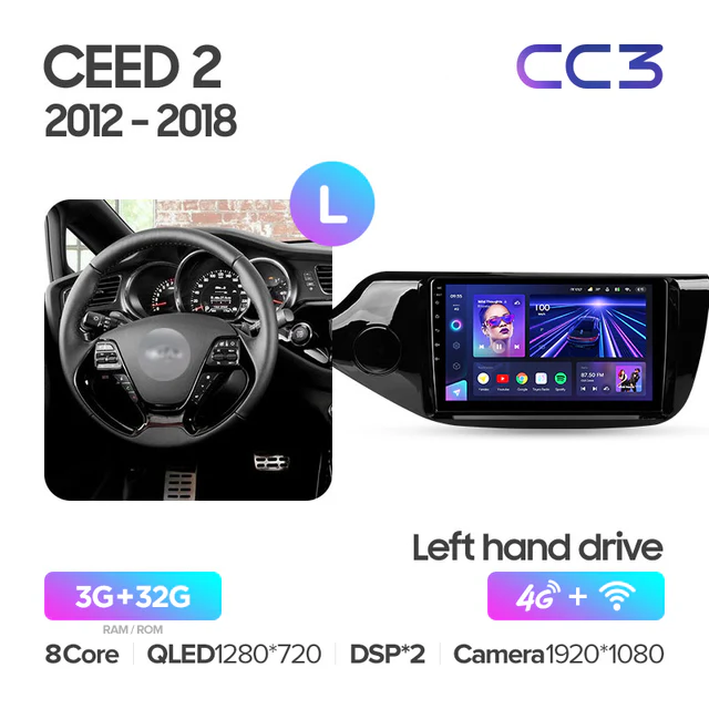 Kia CEED Ceed 2 JD (2012-2018) Left Hand Drive - Image 4