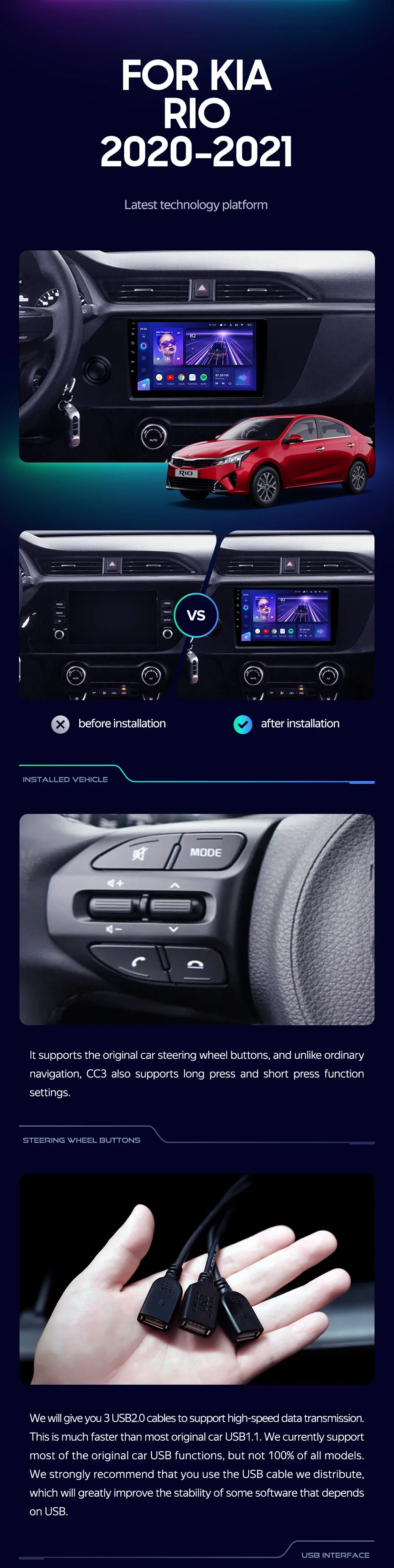 Kia Rio 4 IV FB (2020-2022) - Image 2