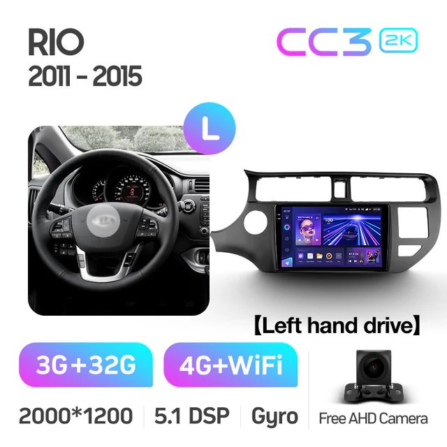 Kia RIO 4 K3 (2011-2015) Left Hand Drive - Image 7
