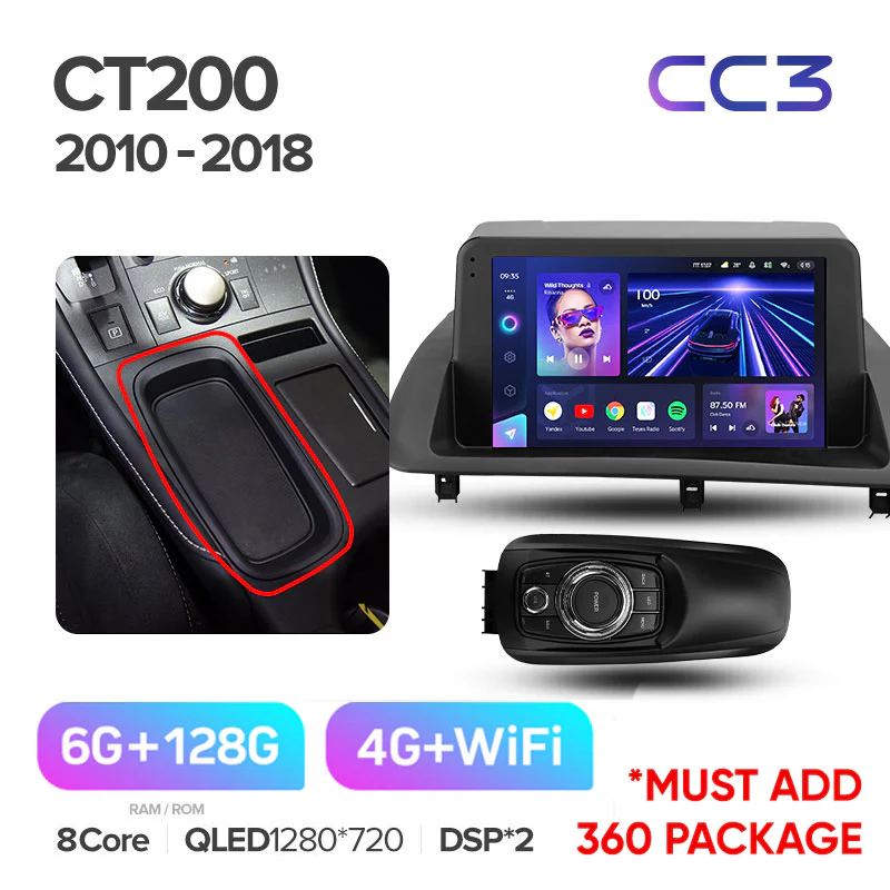 Lexus CT CT200 CT200h (2010-2018) - Left Hand Drive ONLY - Image 5