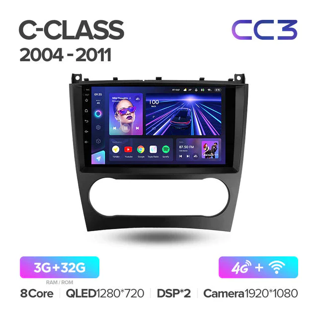 Mercedes Benz C-Class C Class W203 W209 C180 C200 CL203 C209 A209 (2004-2011) - Image 4