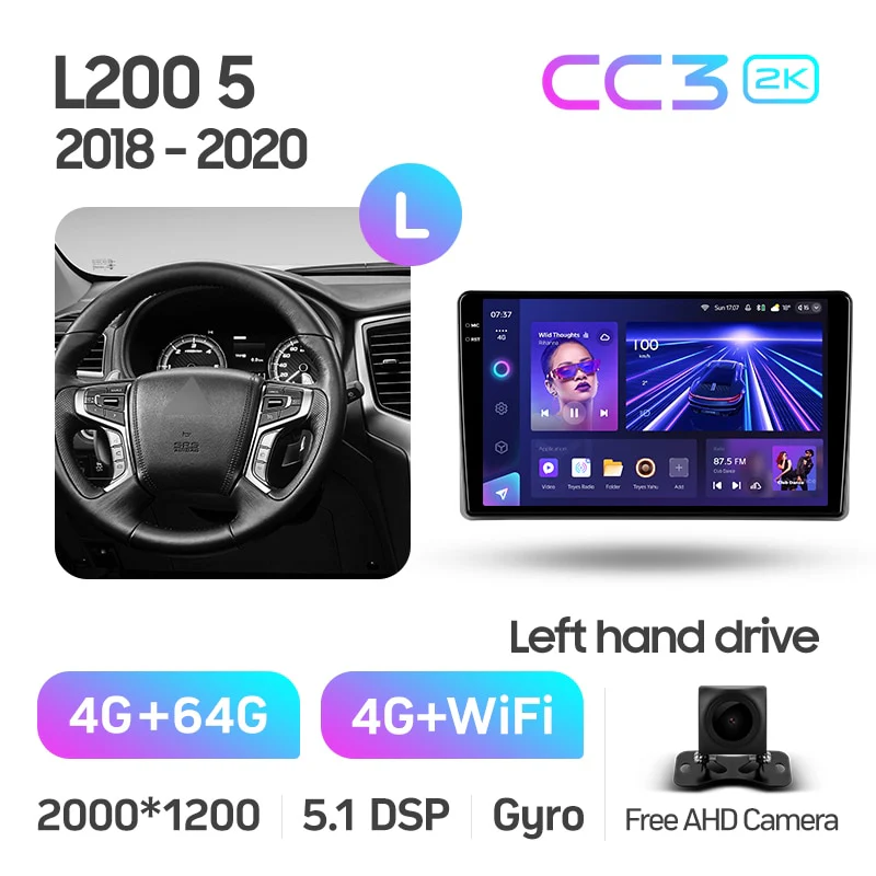 Mitsubishi L200 Triton 5 (2018-2022) Left Hand Drive - Image 8