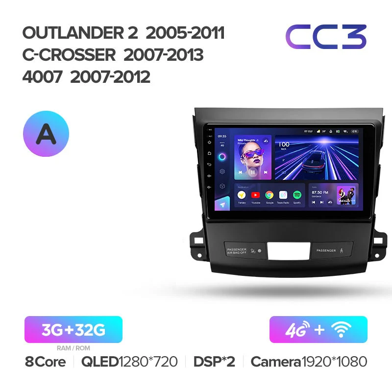 Mitsubishi Outlander 2 CW0W (2005-2013) / Citroen C-Crosser 1 (2007-2013) / Peugeot 4007 (2007-2012) - Image 4