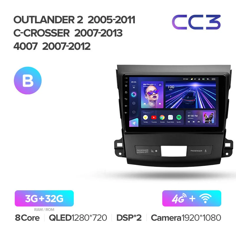 Mitsubishi Outlander 2 CW0W (2005-2013) / Citroen C-Crosser 1 (2007-2013) / Peugeot 4007 (2007-2012) - Image 9