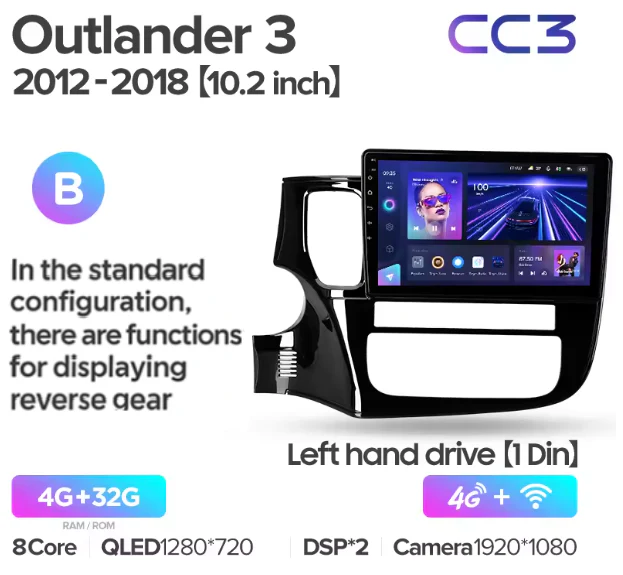 Mitsubishi Outlander 3 GF0W GG0W (2012-2018) Left Hand Drive - Image 12