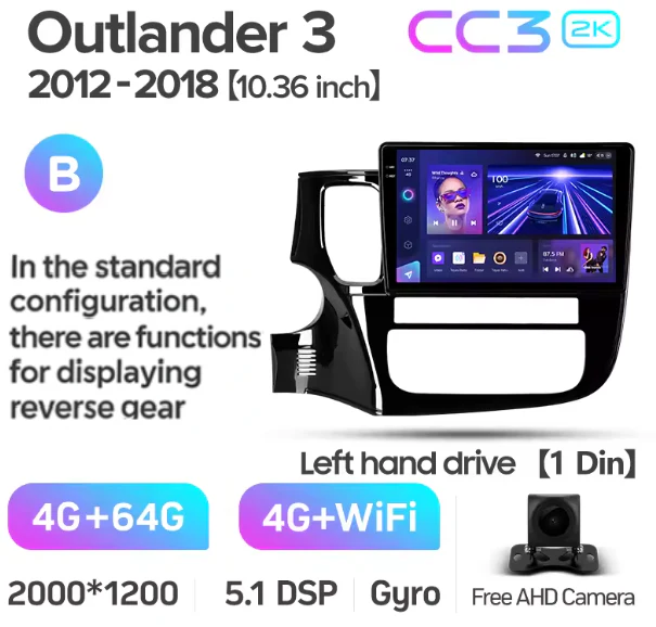 Mitsubishi Outlander 3 GF0W GG0W (2012-2018) Left Hand Drive - Image 17
