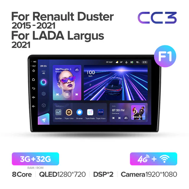 Renault Duster (2015-2020) For LADA Largus I 1 (2021) F1 - Image 4