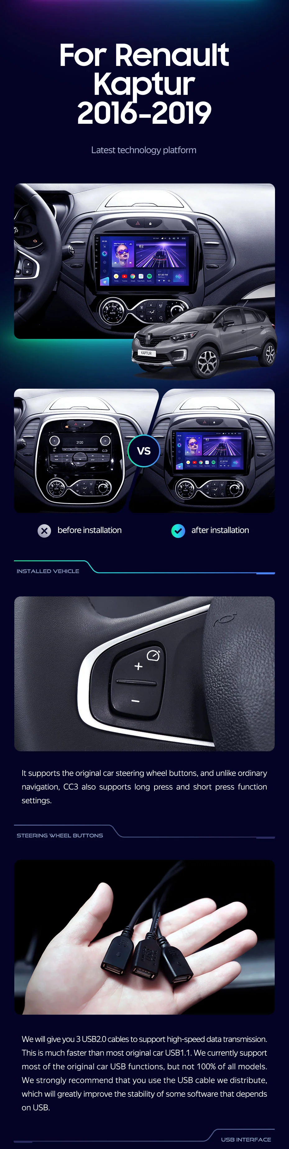 Renault Kaptur / Captur/ Clio / Manual (2016-2019) - Image 3