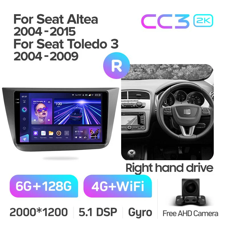 Seat Altea 5P (2004-2015) Toledo 5P III 3 (2004-2009) LHD & RHD - Image 13