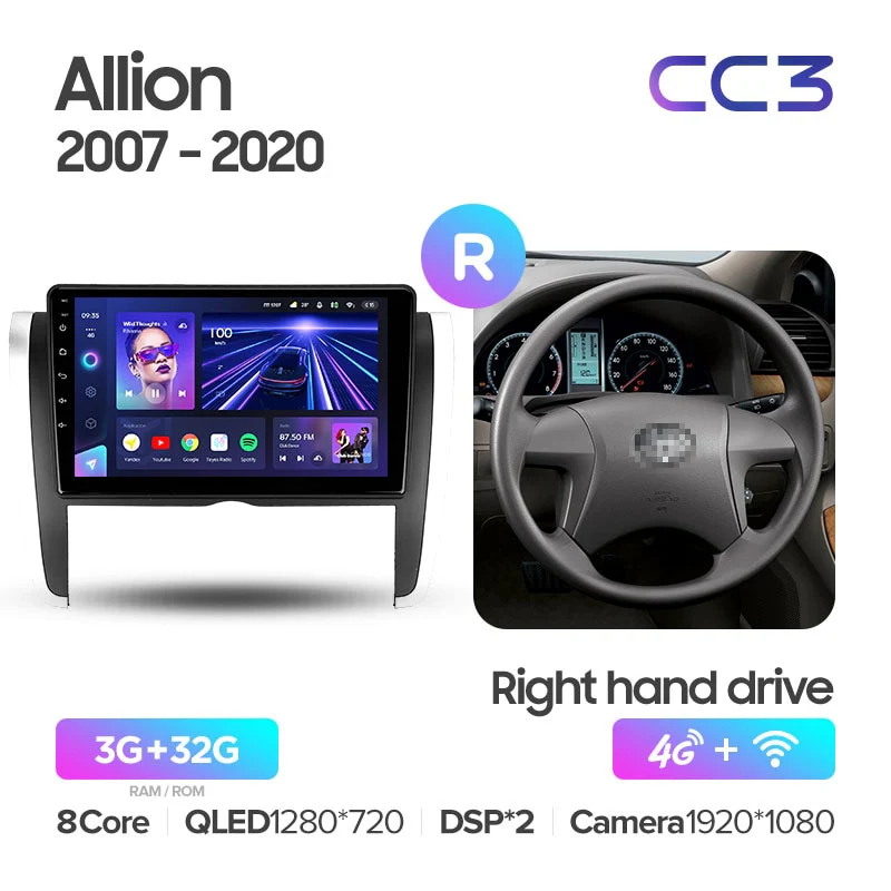Toyota Allion T260 (2007-2020) Right Hand Drive - Image 4